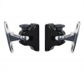 B Tech Loudspeaker Holder - Home Cinema Speaker Wall Holder With Tilt & Swivel (2pcs)